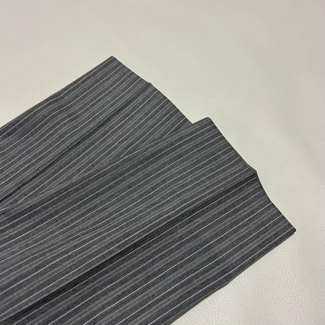 美品✨ヨウジヤマモト スーツ セットアップ ストライプ 背抜き 2ボタン グレー