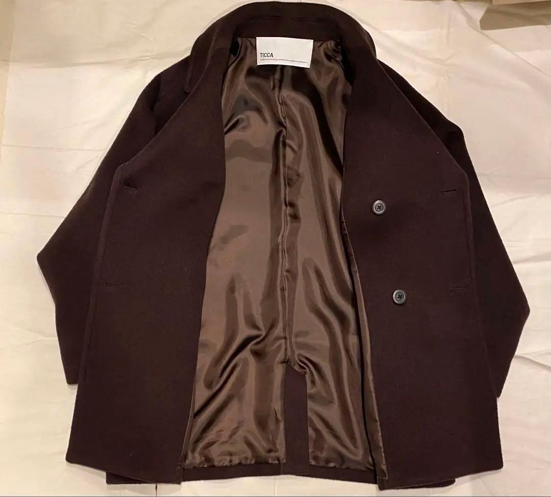 TICCA ティッカ 2025 ピーコート 【美品】ブラウン