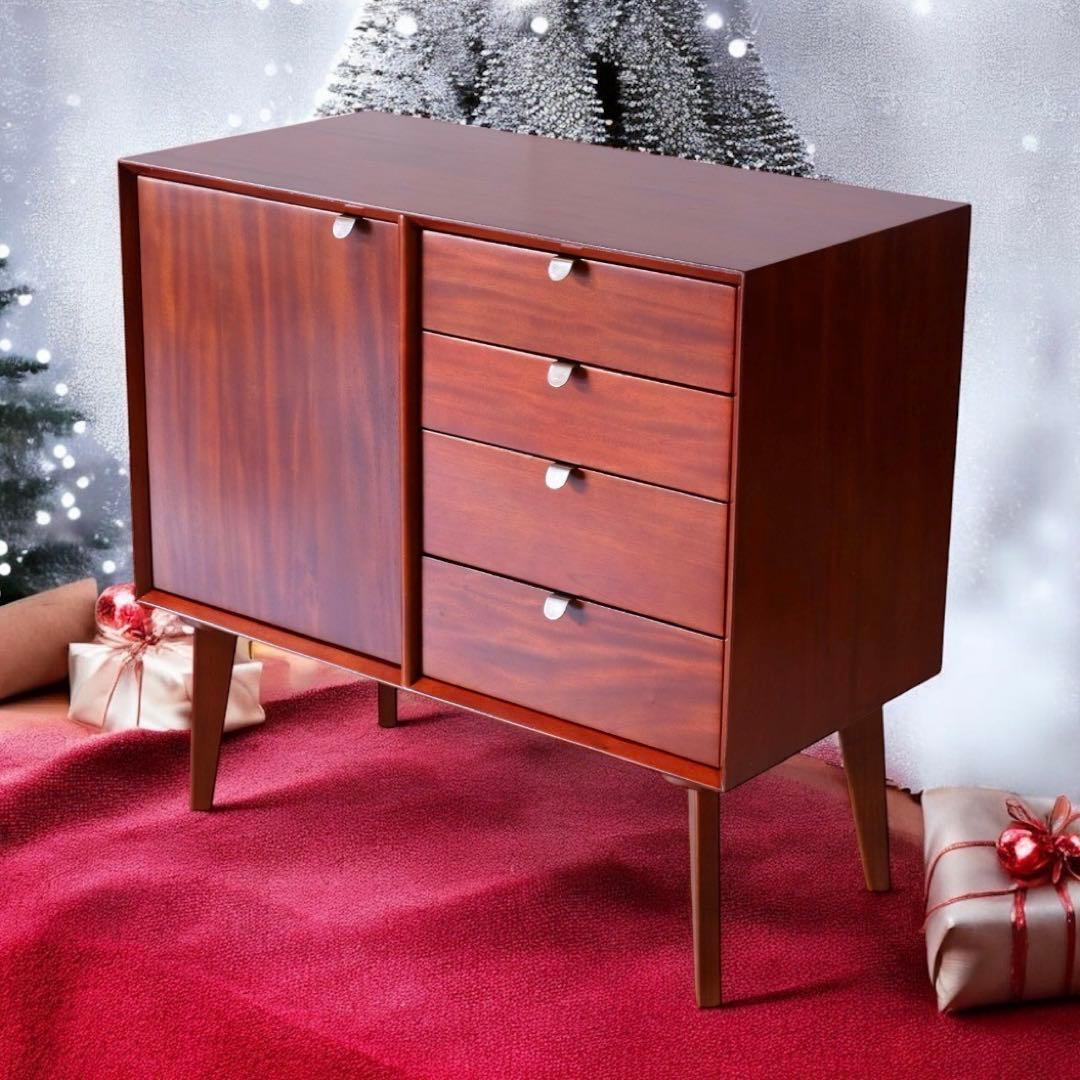 H 新品 北欧 リビングボード キャビネット サイドボード 本棚 収納