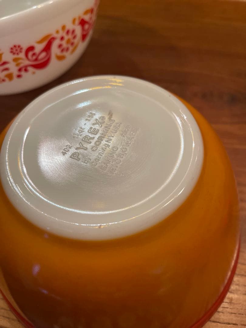 オールドパイレックス　大2中2小2の計6個　ボウルセット