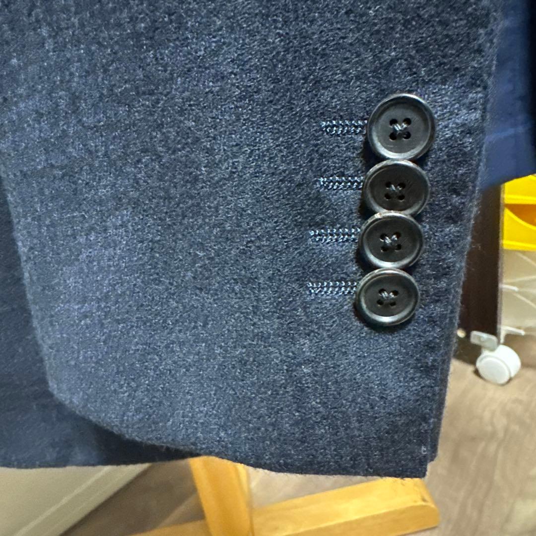 Brilla ダークブルー 二つボタンジャケット 42