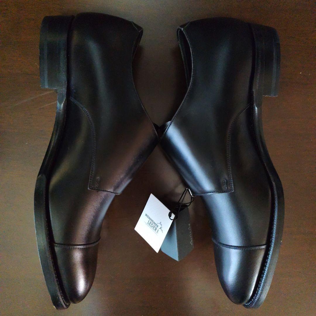 新品未使用　ボックスカーフ五大陸ダブルモンクストラップ ドレスシューズ宮城興業製