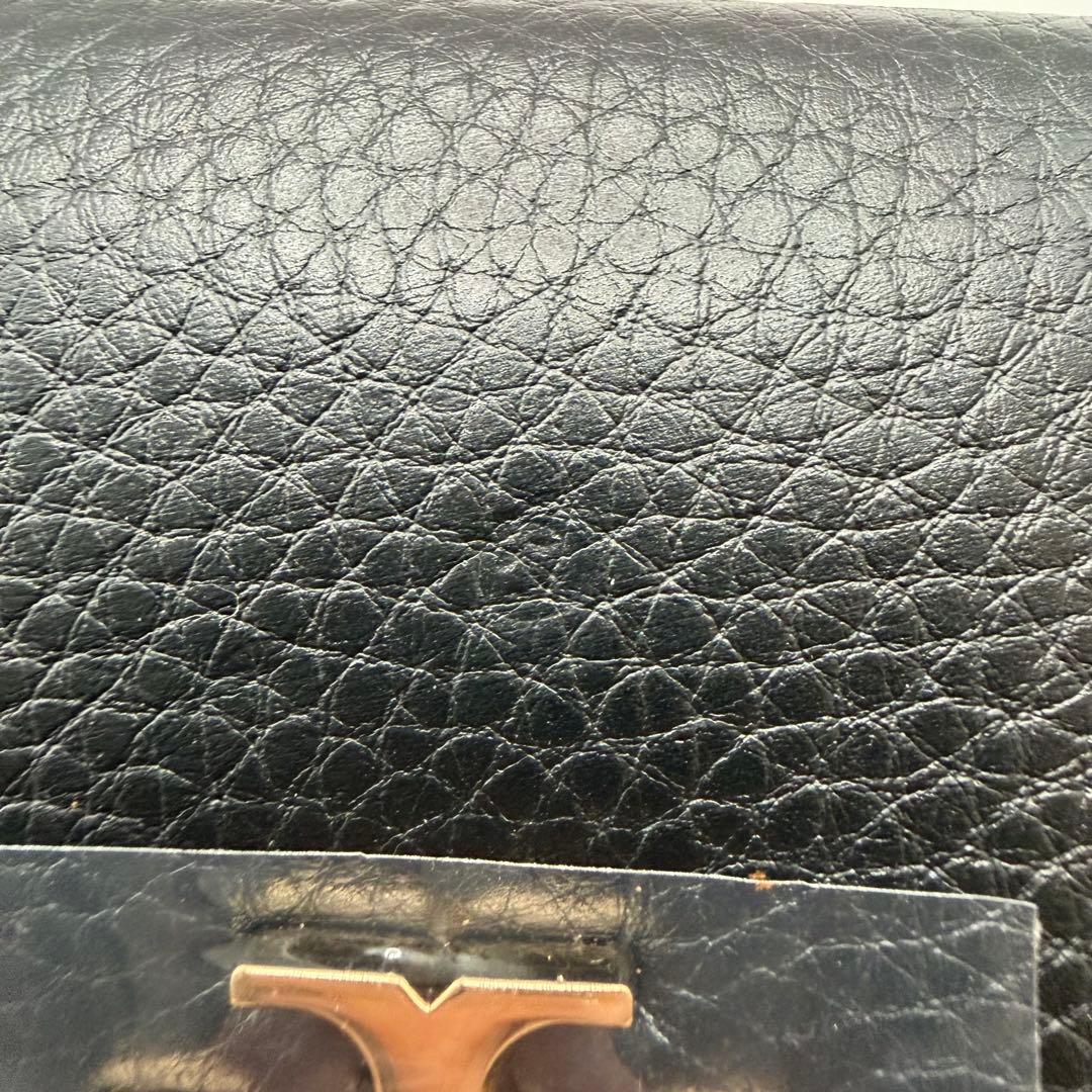 トリーバーチ 三つ折り財布 財布 ブラック キラ 【未使用】