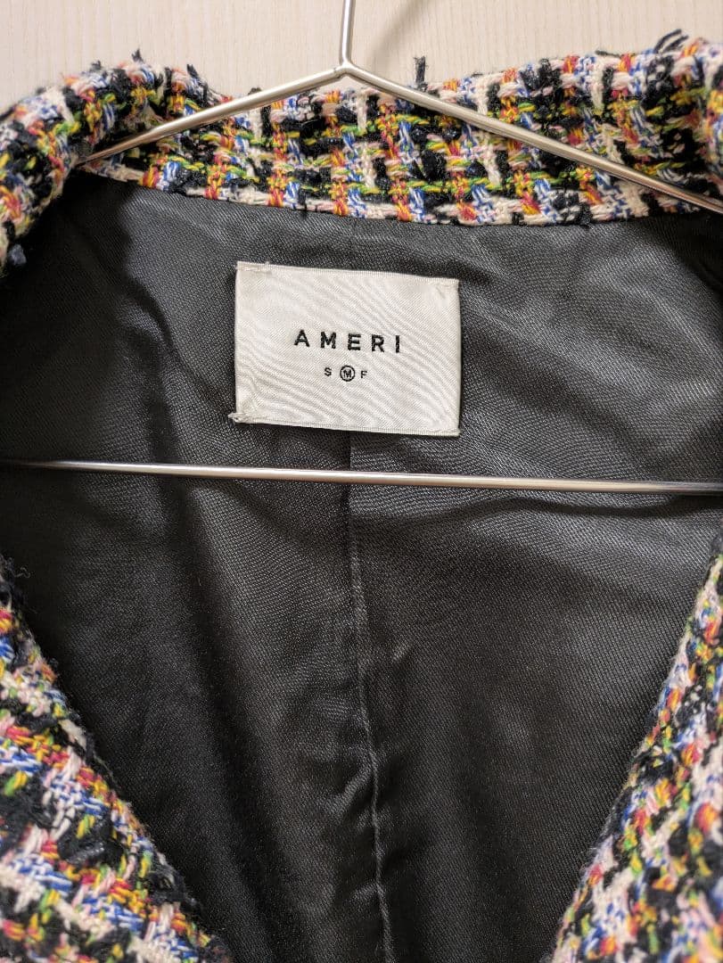 【AMERI】PLAYFUL TWEED JACKET＆PANTS　セットアップ