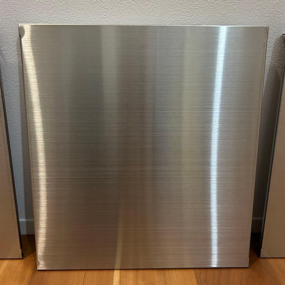 無印 ステンレスユニットシェルフ サイドパネルインナー用６枚セット(小4大2)