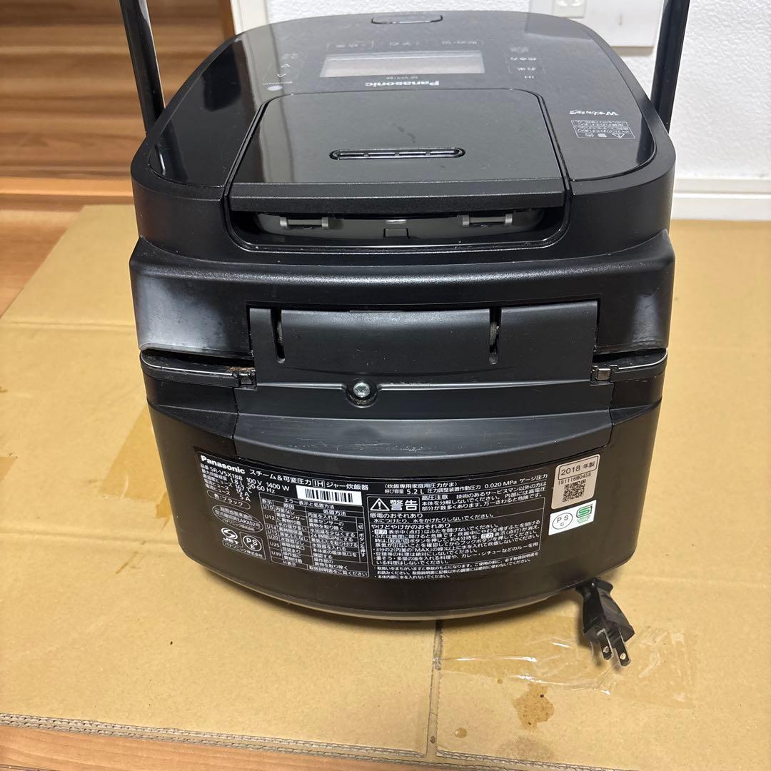 Panasonic ブラック 炊飯器2018年製