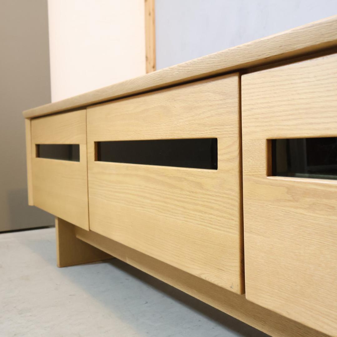 HAMAMOTO 浜本工芸 ナラ材 TVボード テレビボード ローボード 収納