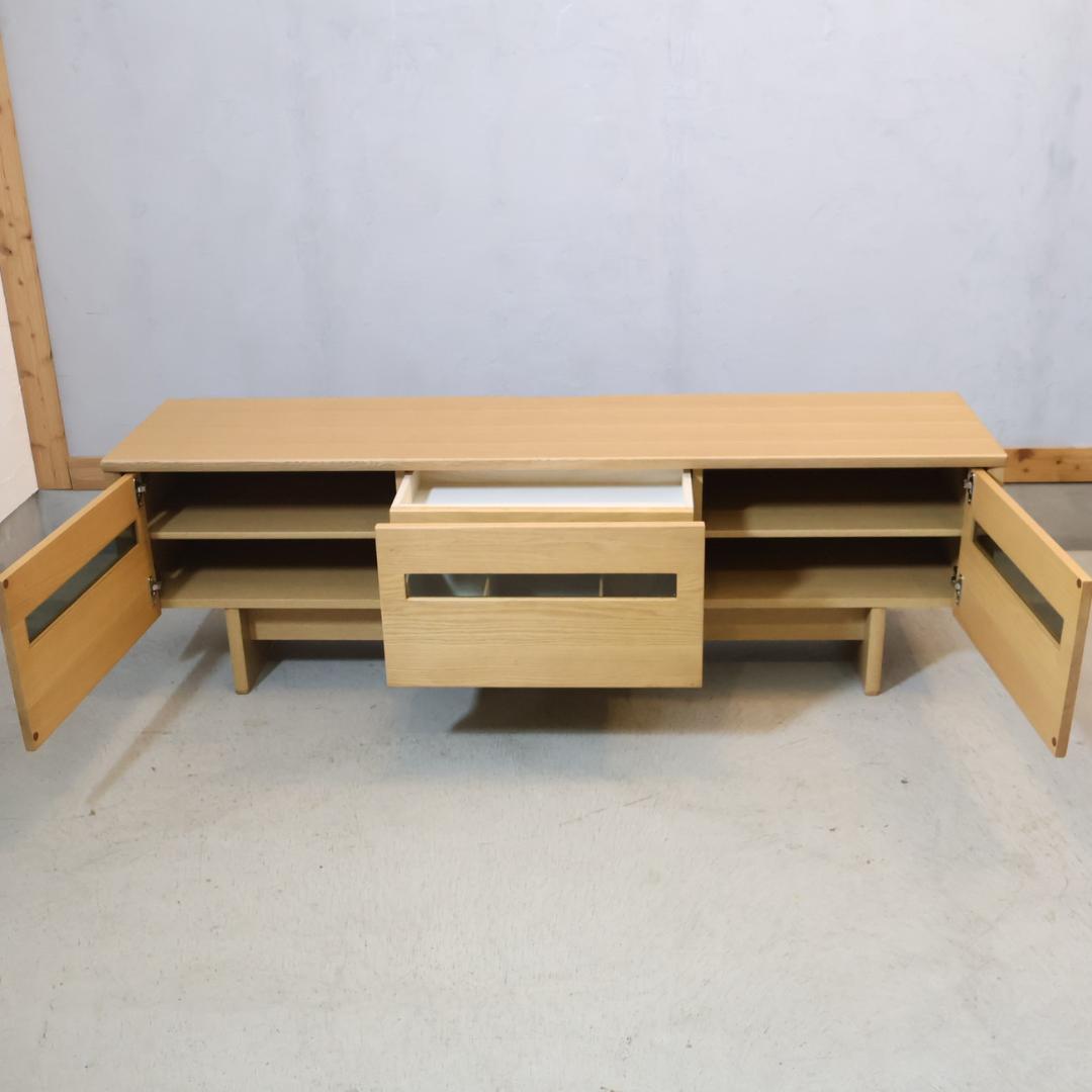 HAMAMOTO 浜本工芸 ナラ材 TVボード テレビボード ローボード 収納