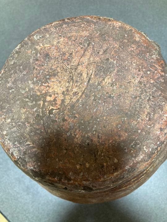 骨董　信楽焼　繪垣紋壺　花瓶　江戸時代