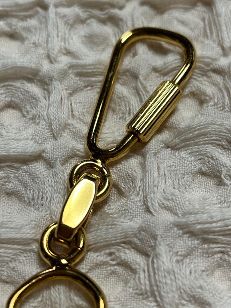 LOEWE ロエベ　ゴールド レザーチャーム　未使用品