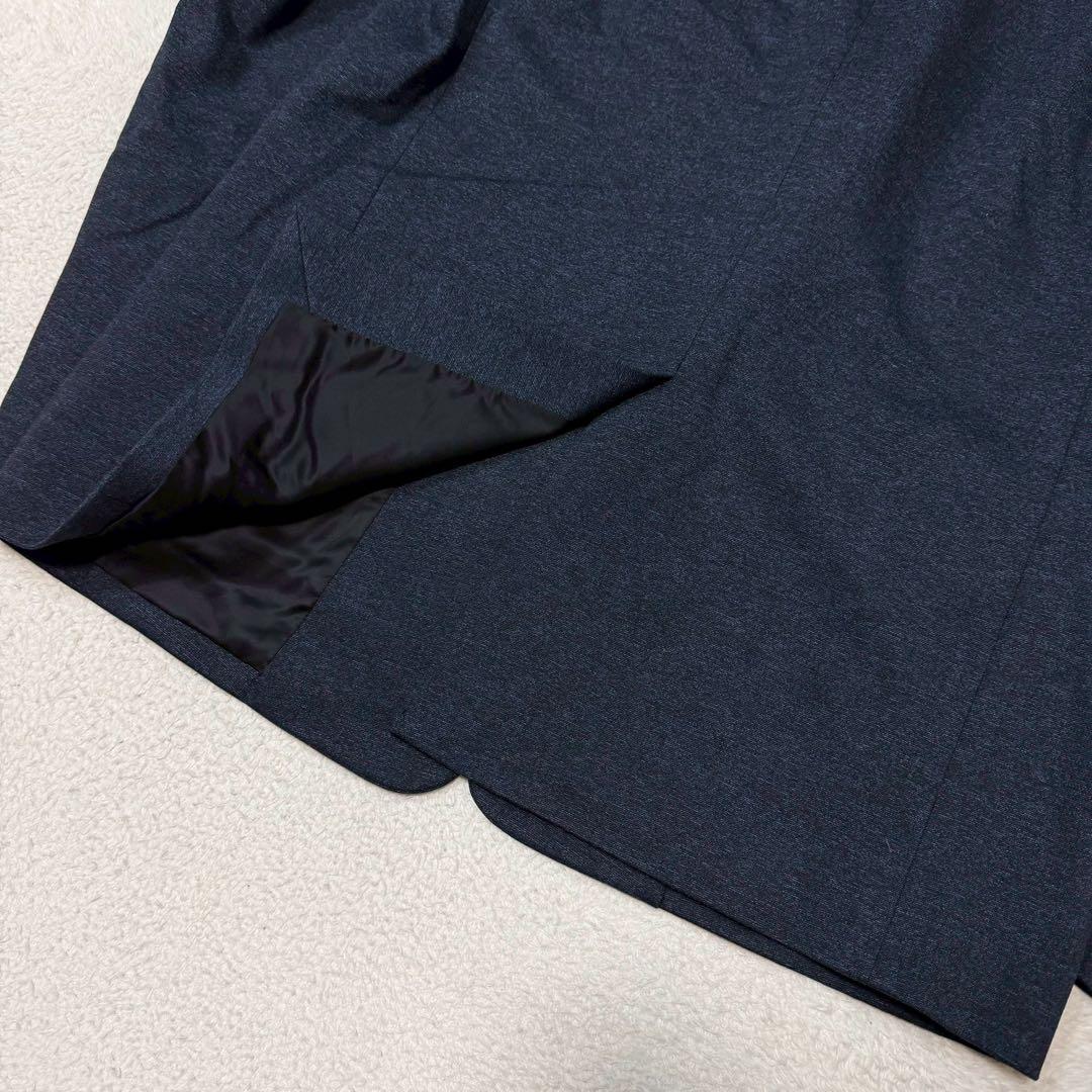 美品 XXL相当 theory スーツ セットアップ ネイビー ジャージ 紺