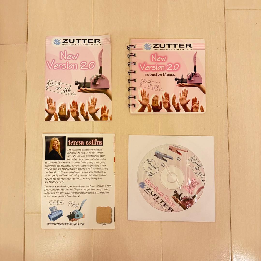 美品ZUTTER Bind-it-All バインディングワイヤーBook セット