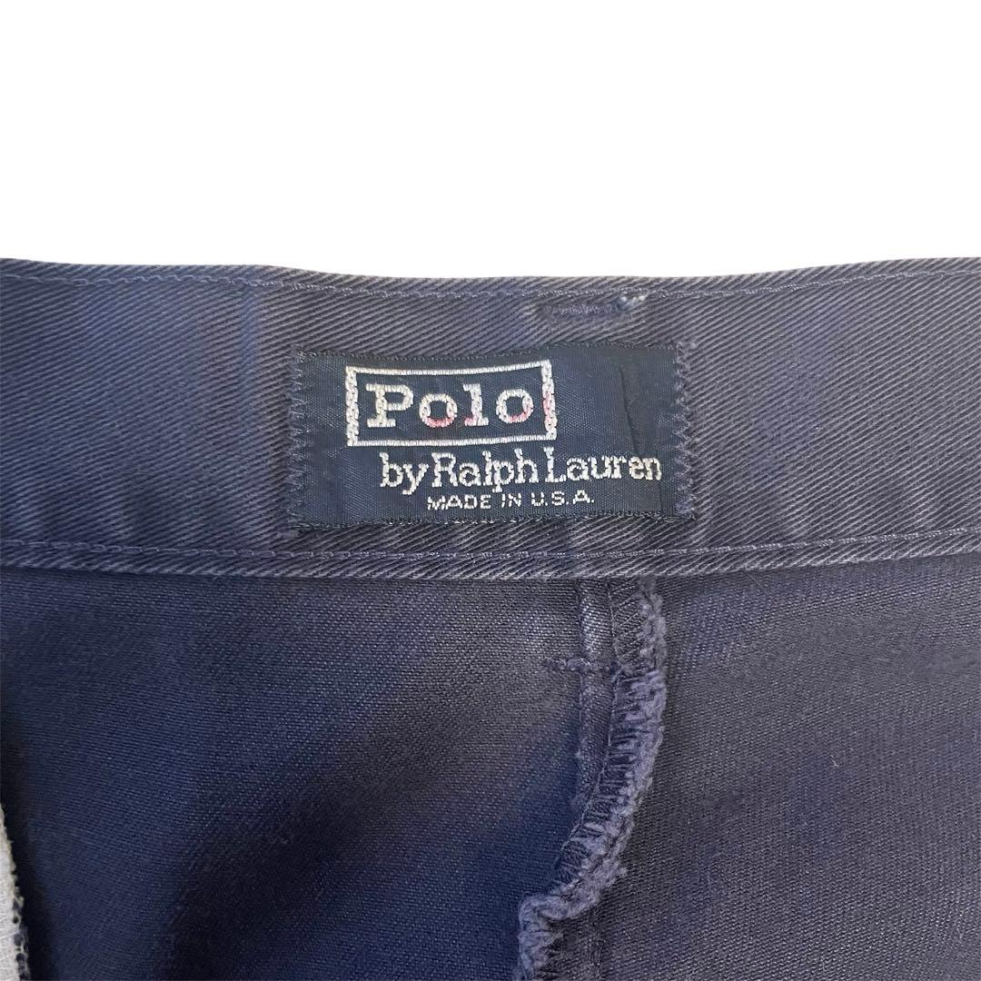 USA製 ポロラルフローレン 初期タグ ポロチノ ネイビー フェード W34