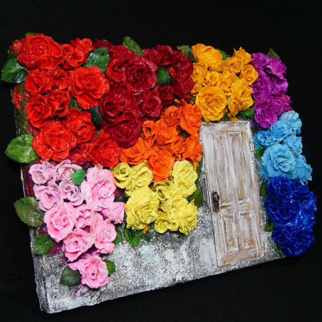 油絵 油彩 油彩画 絵 絵画【扉の先の世界】