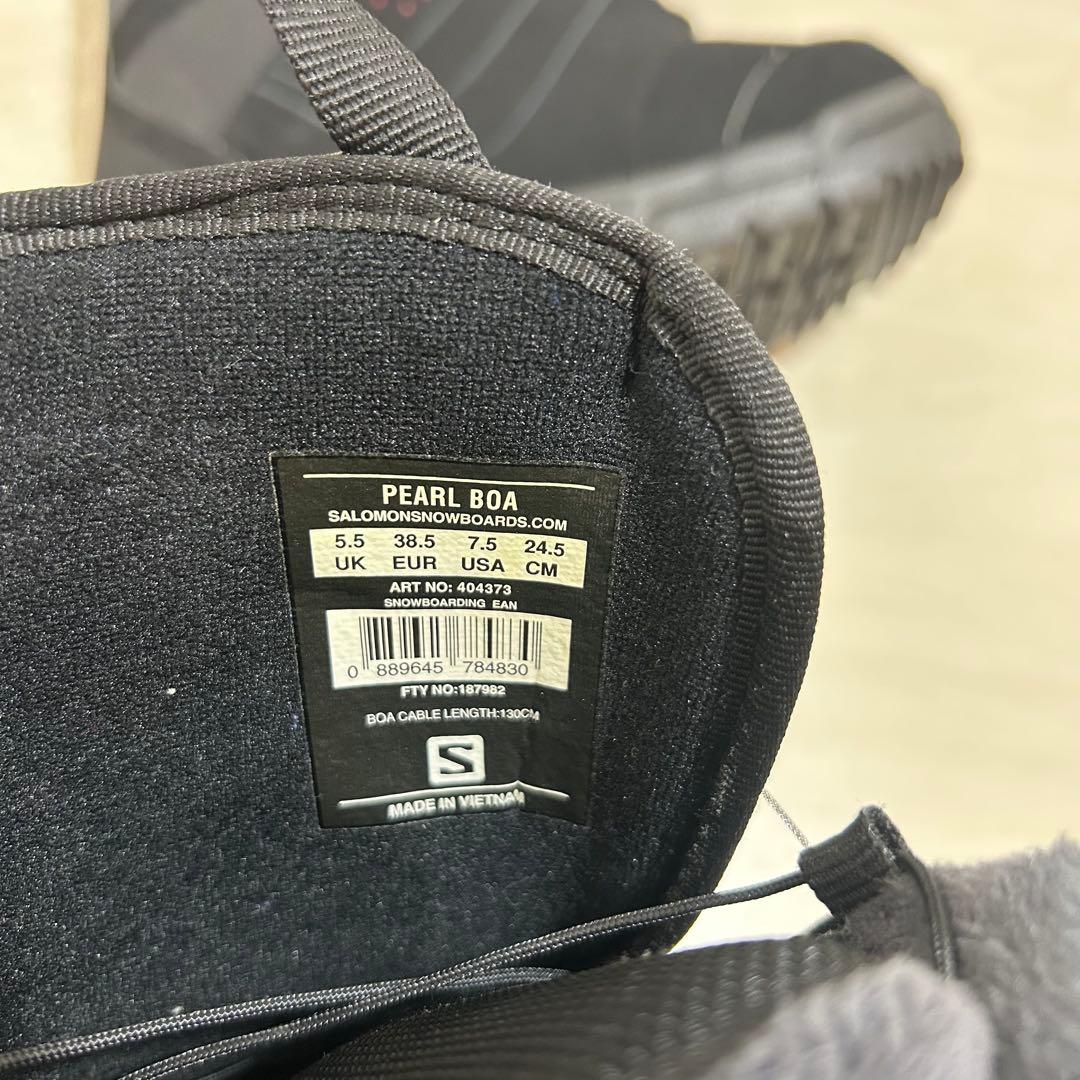 美品　サロモン　スノーボードブーツ　PEARL BOA