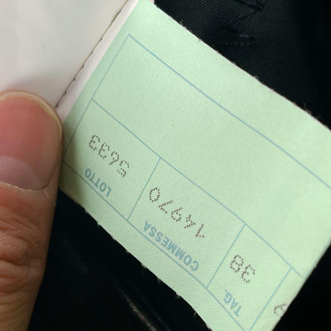 極美品✨DOLCE&GABBANA オールレザー パンツ フレア ブラック黒