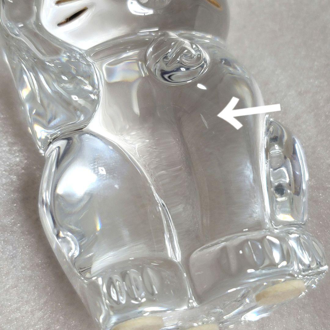 【X'mas価格】Baccarat 招き猫 ミッドナイト クリスタルバカラ ペア