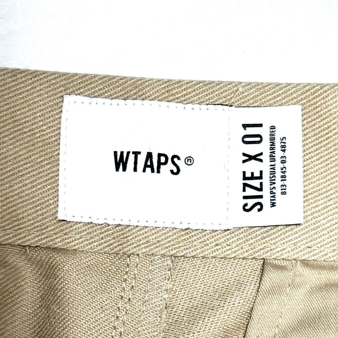 美品　WTAPS　チノパン　X01　日本製　22年モデル　光沢感　春秋用人気定番