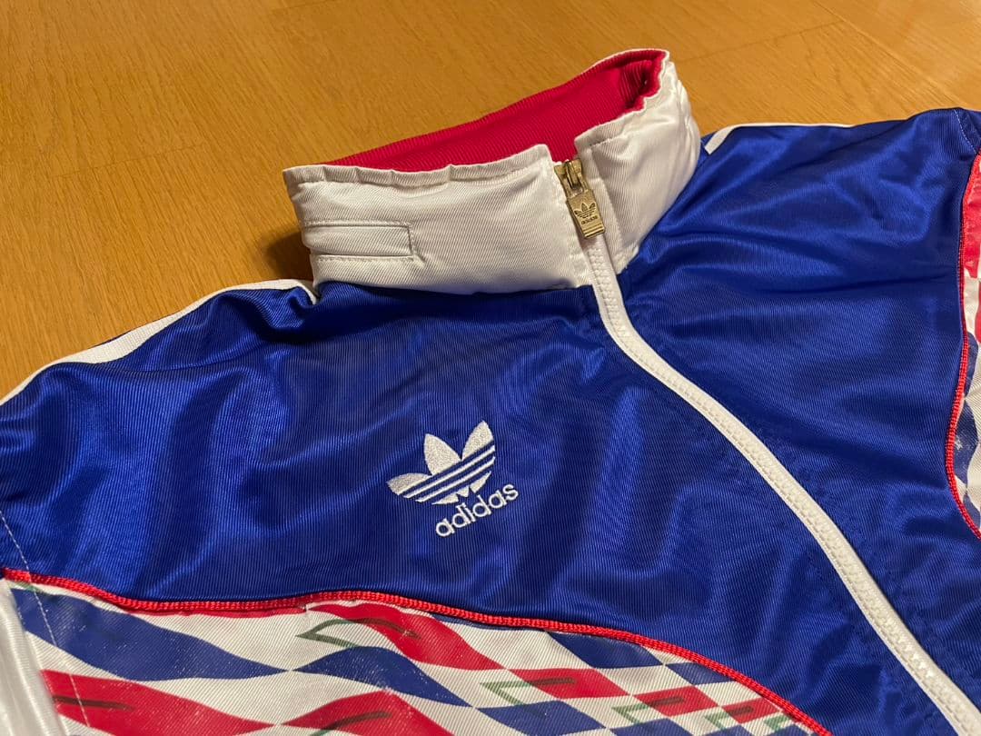 7．80s アディダス デサント製ヴィンテージ トラックジャケット 90s O