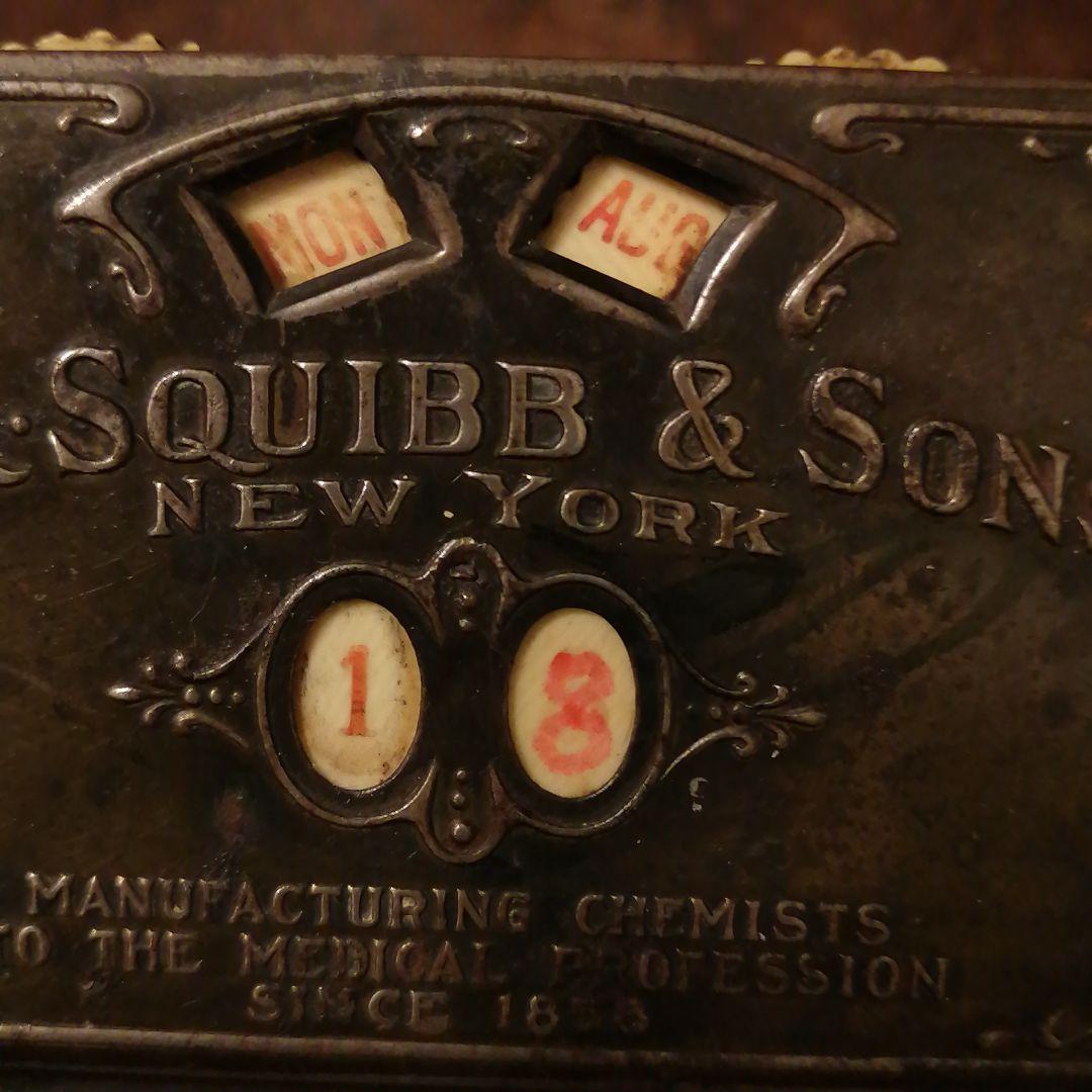 希少☆米国製アンティーク カレンダー付きクリップ ボード☆ステーショナリー文房具