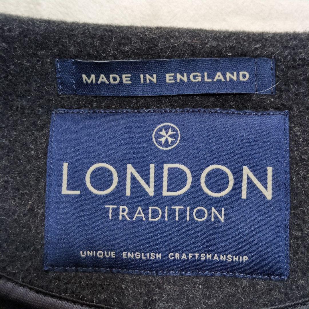 LONDOM TRADITION　ロンドントラディション　ノーカラーコート