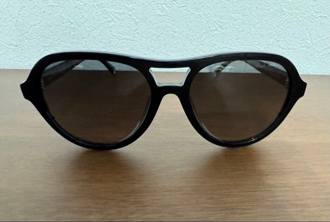 シャネル　パイロット シェイプ アイウェア　ブラック　サングラス