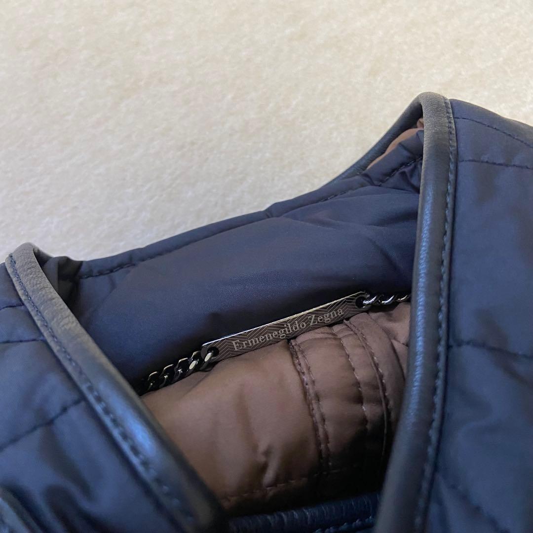 エルメネジルドゼニア ダークネイビー ベスト IT44