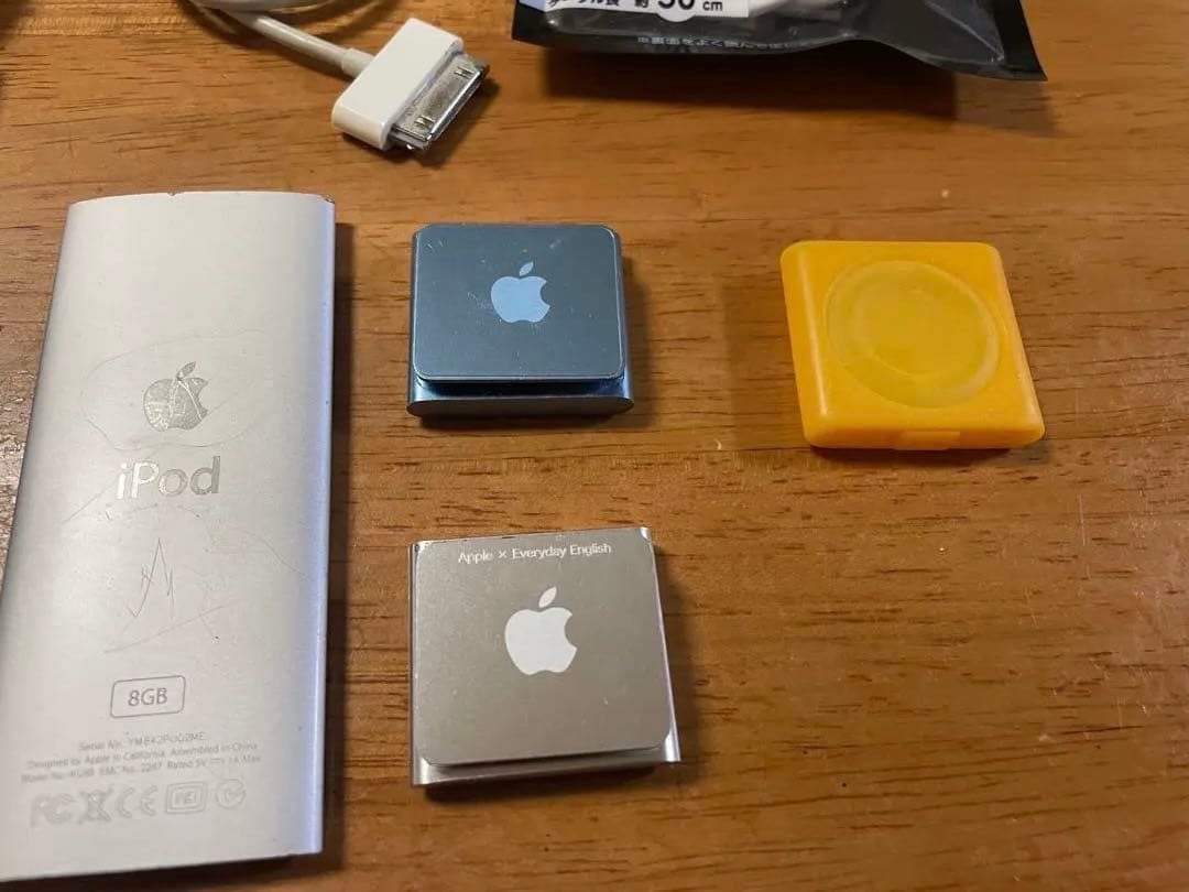 ジャンク品　Apple iPod shuffle & nano 7点セット