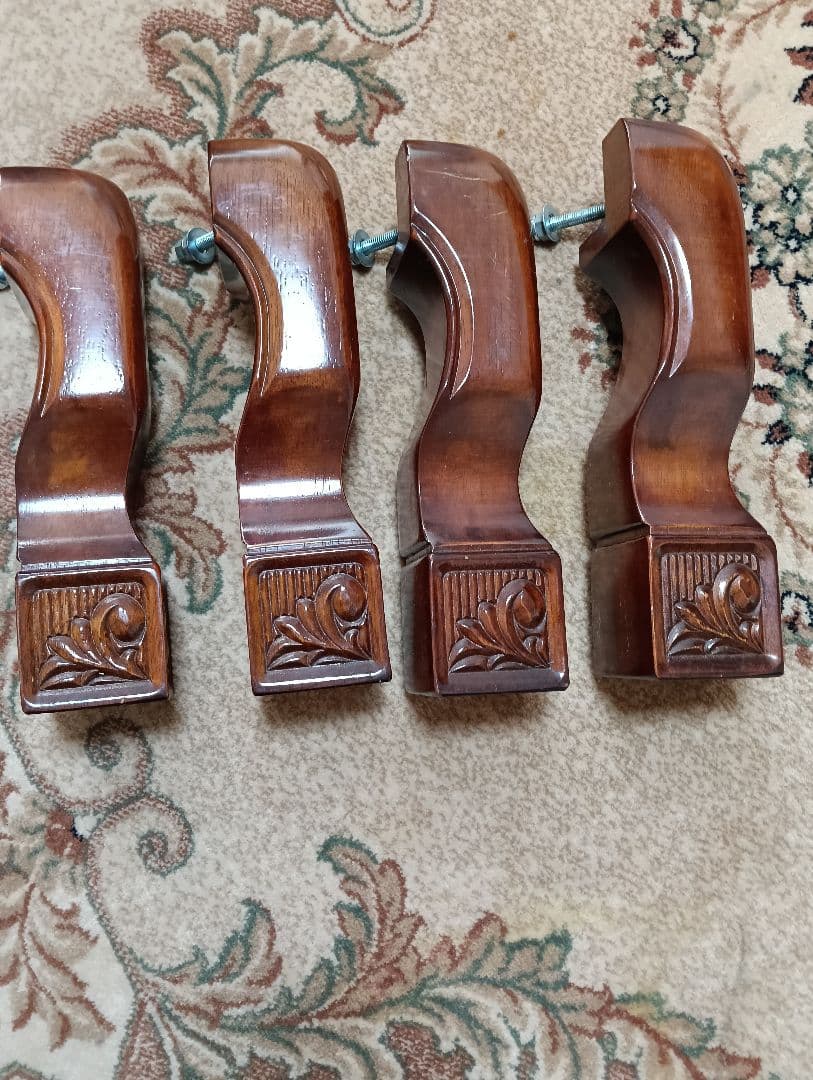 最終値下げ！家具調こたつ 彫刻入り