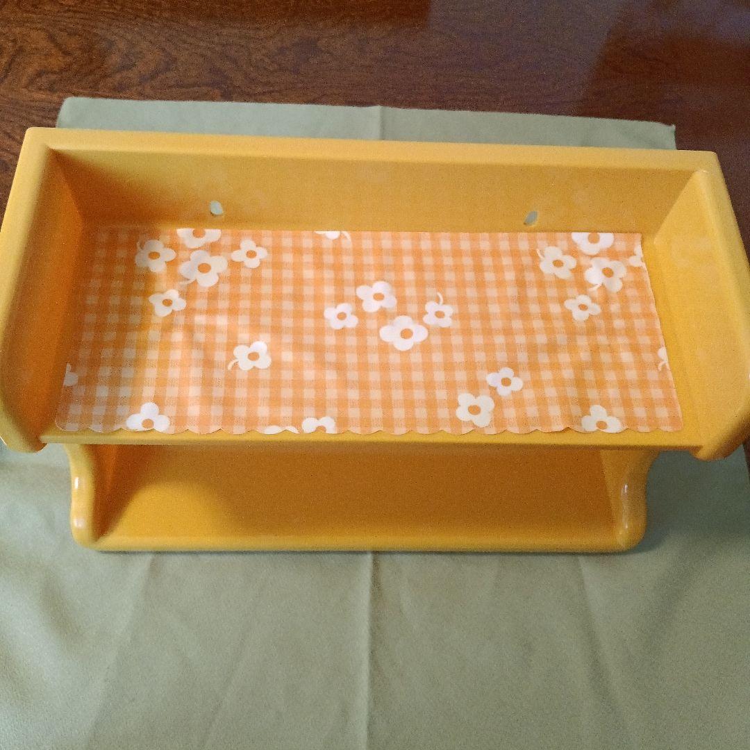 新品未使用昭和レトロ調味料ケース 調味料入れVintage濃い黄色当時物レア