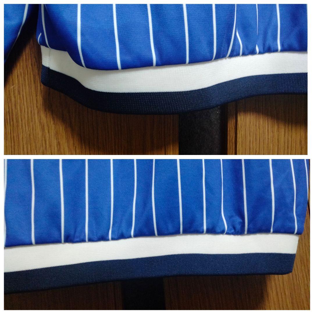 デサント 横浜ベイスターズ 2018 ストライプフーディー Lサイズ