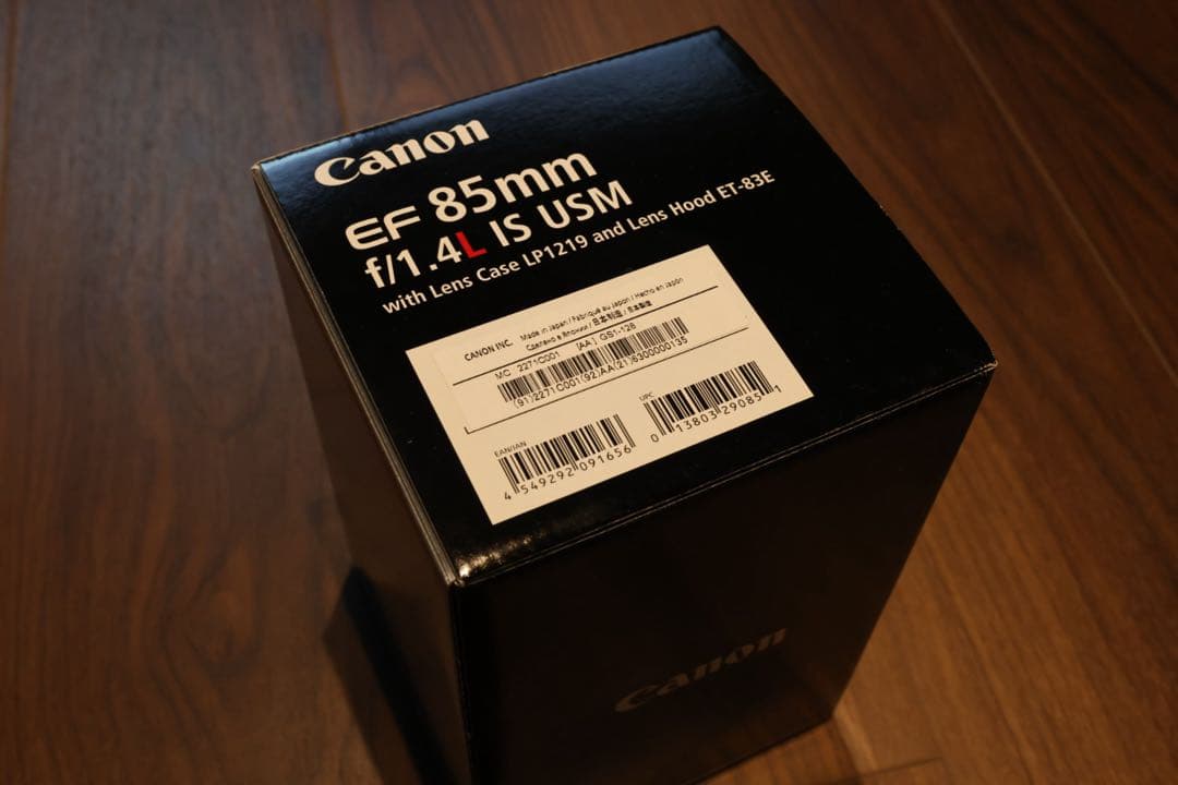 新品CANON EF85mm F1.4L IS USM