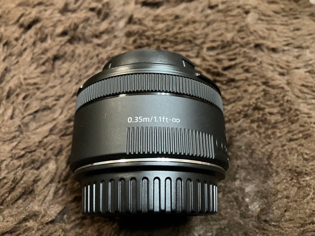Canon EF 50mm F1.8 STM フード、レンズ保護フィルター付き