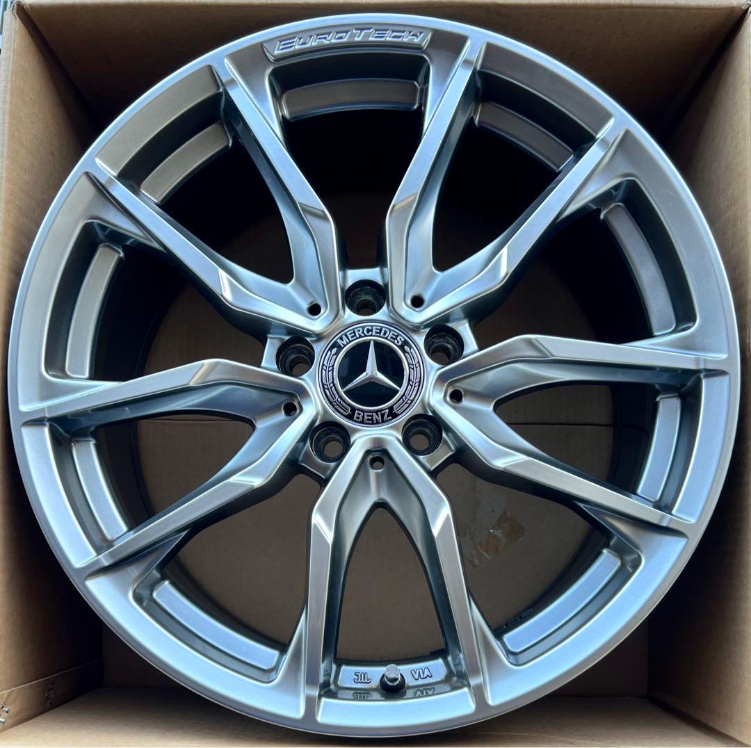 アオ◆美品◆ ベンツ GLC X253 ユーロテック18インチ4本セット