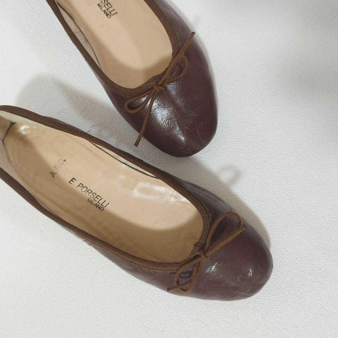 ポルセリ アーペーセー 別注 バレエシューズ パンプス