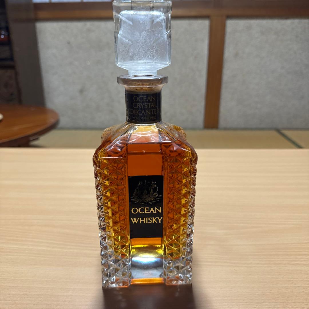 オーシャンウイスキー クリスタルデキャンタ　特級　レア