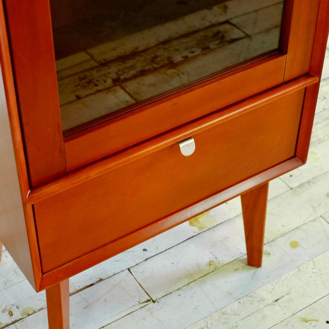 A 新品 北欧 キャビネット 飾り棚 リビング収納 ガラス 本棚 サイドボード