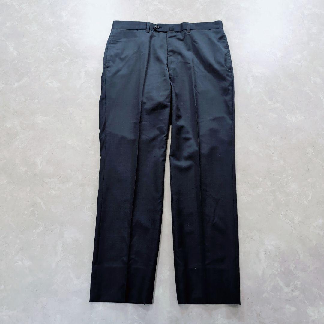 【極美品】ゼニア×ミツミネ　高級　イタリア製生地　ネイビー　L　春スーツ　式典