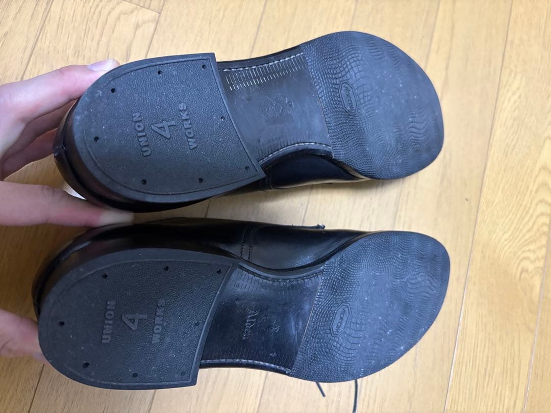 Alden オールデン 54411 Vチップ カーフ ブラック サイズ7 B/D