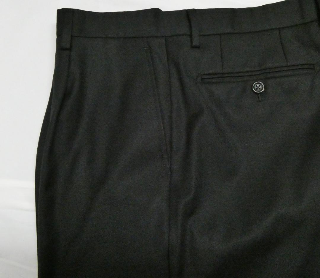 Zegna ゼニア生地使用 スーツ ブラック 100AB7