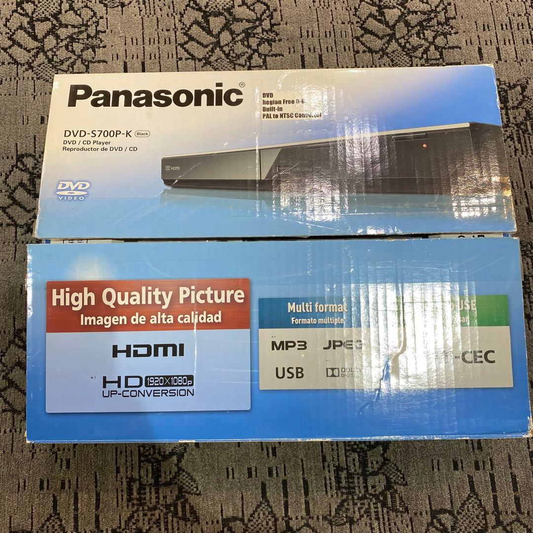 Panasonic リージョンフリー　DVDプレーヤー　dvd s700p