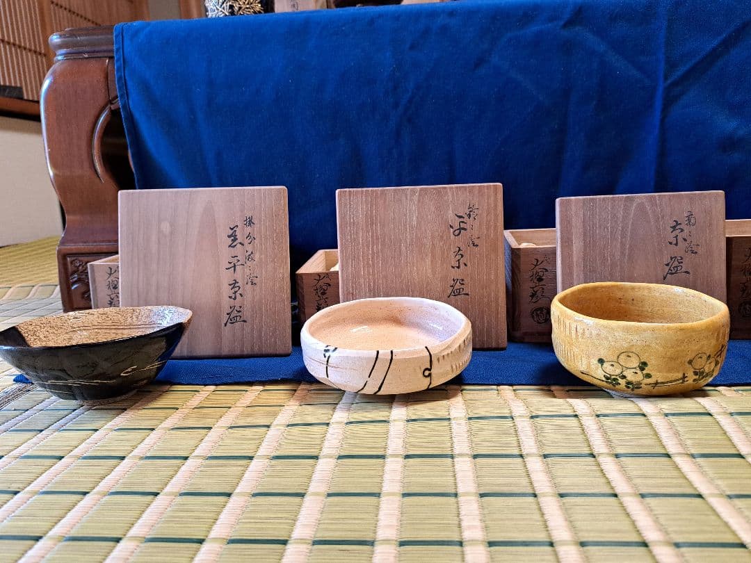 九代大樋長左衛門　12ヶ月茶碗　12客まとめて