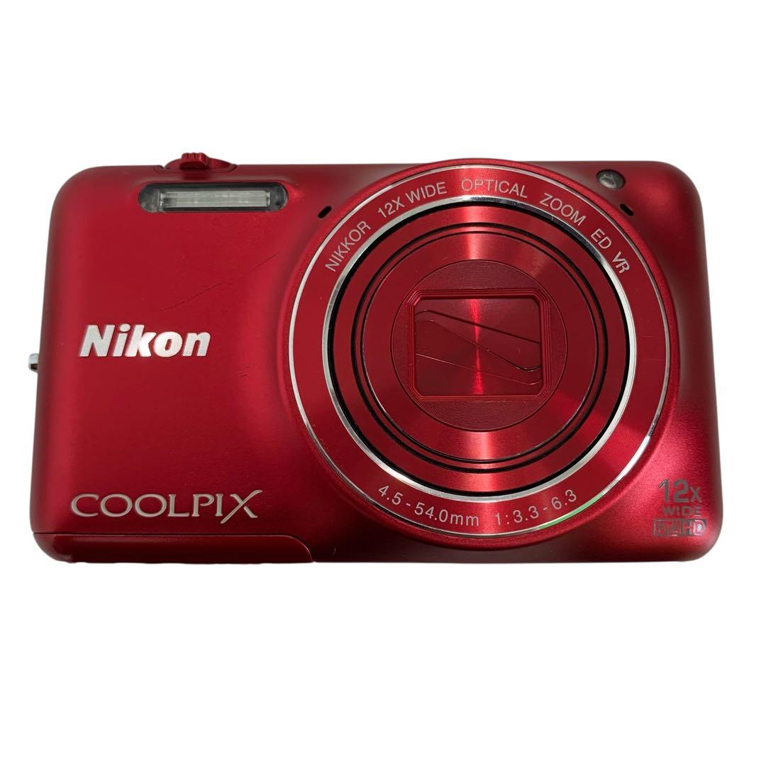 M15769 Nikon COOLPIX S6600 レッド 12倍光学ズーム
