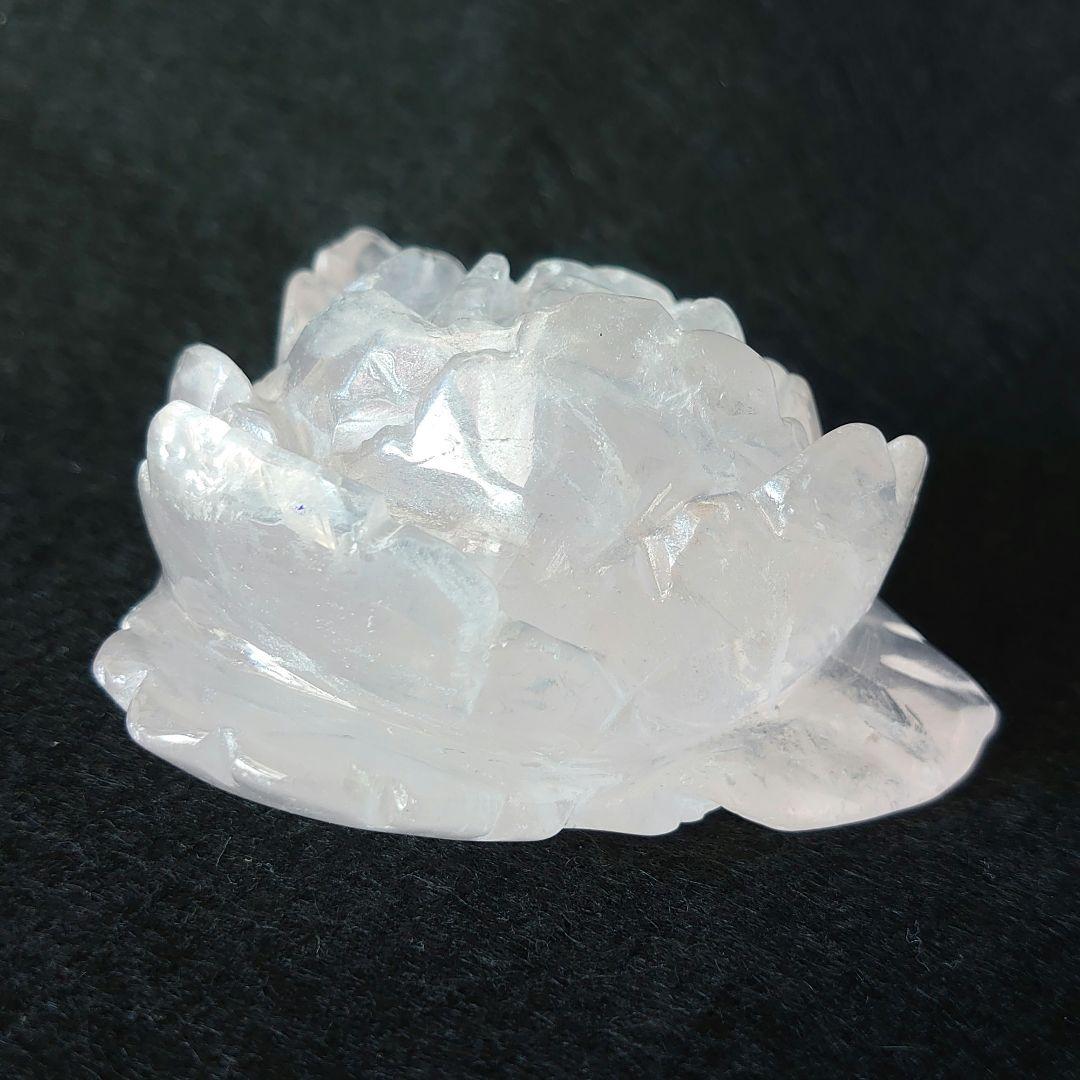 ローズクォーツ薔薇　玄関　リビング　寝室に　素敵な逸品