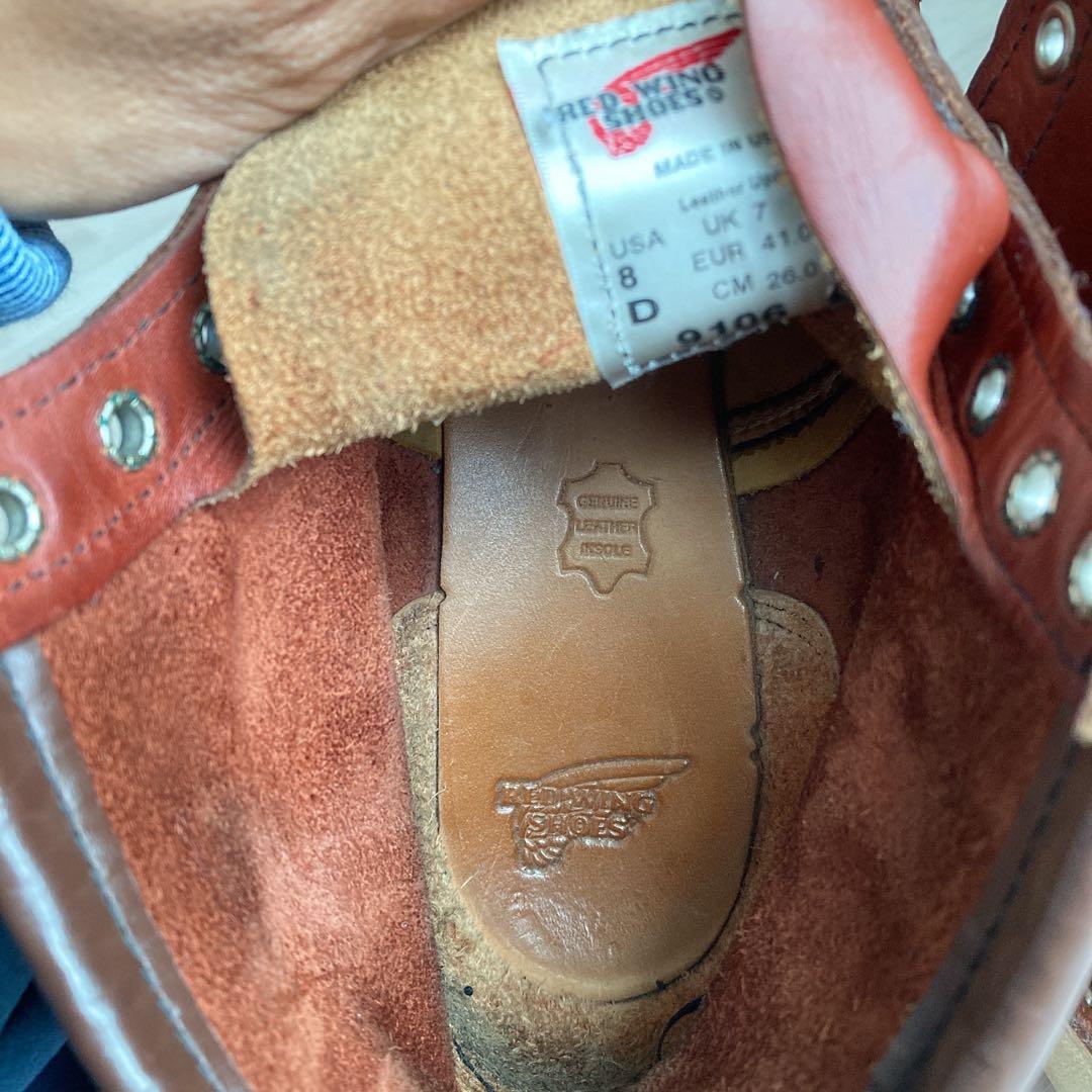 靴 RED WING 9106 US8D 26cm