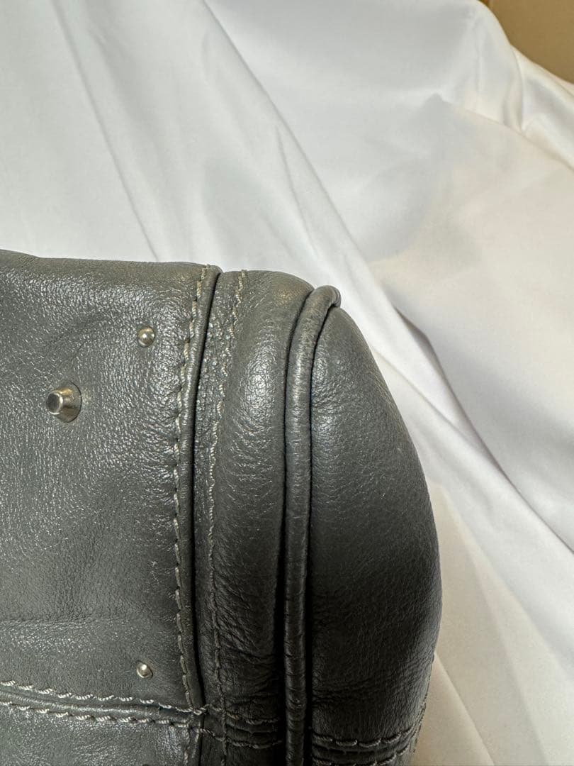 クロエ パディントン ハンドバッグ グレー シルバー金具 フィービー ファイロ