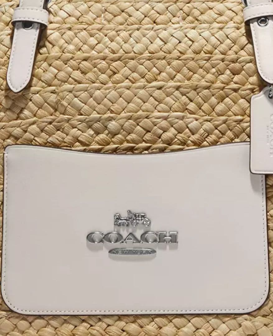 [新品・未使用]　コーチ ラージトート かごバック　CJ518