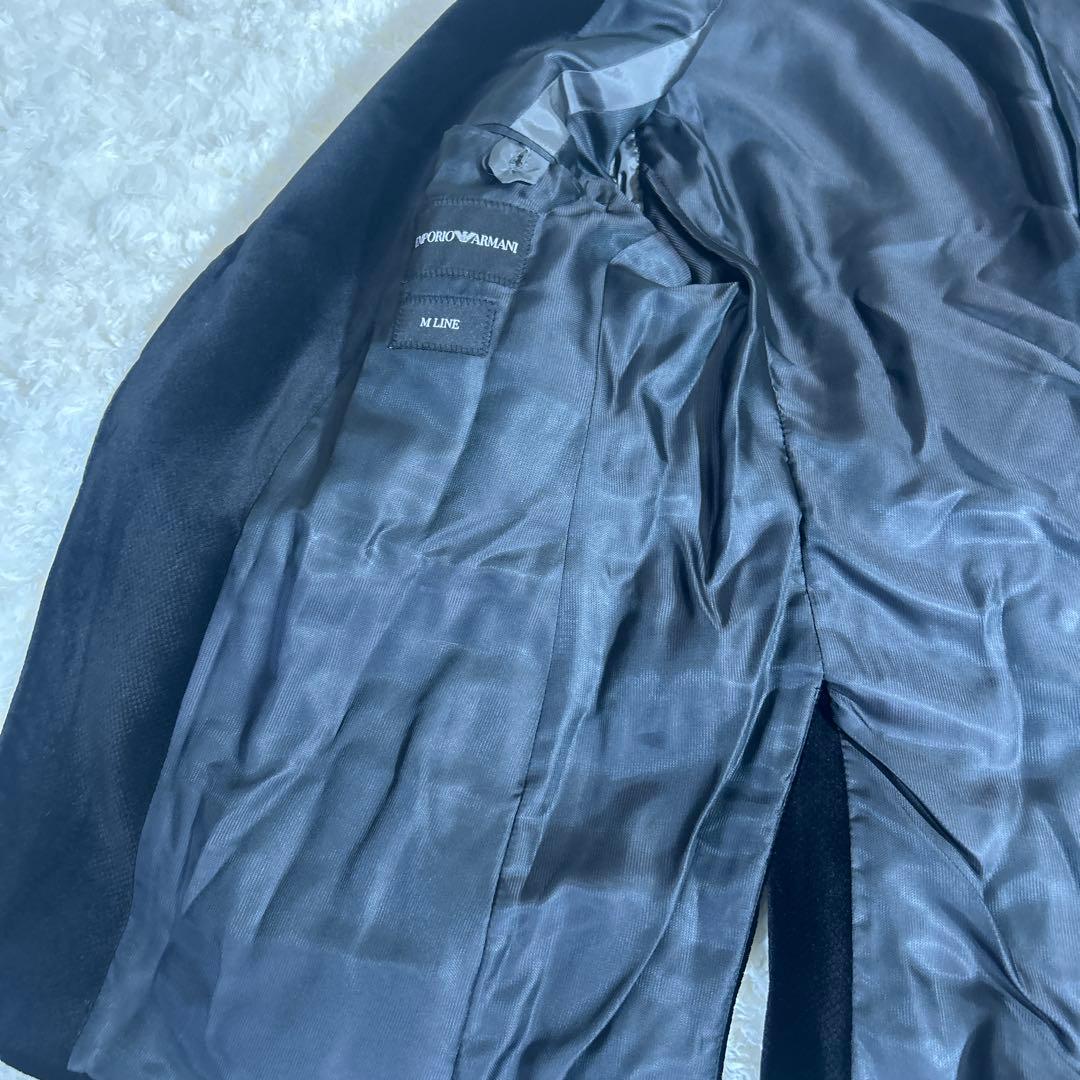 【極美品】エンポリオアルマーニ ベロア　テーラード M LINE 50