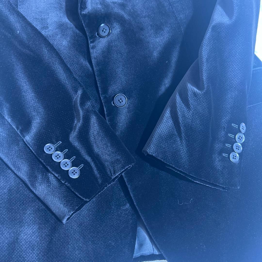 【極美品】エンポリオアルマーニ ベロア　テーラード M LINE 50