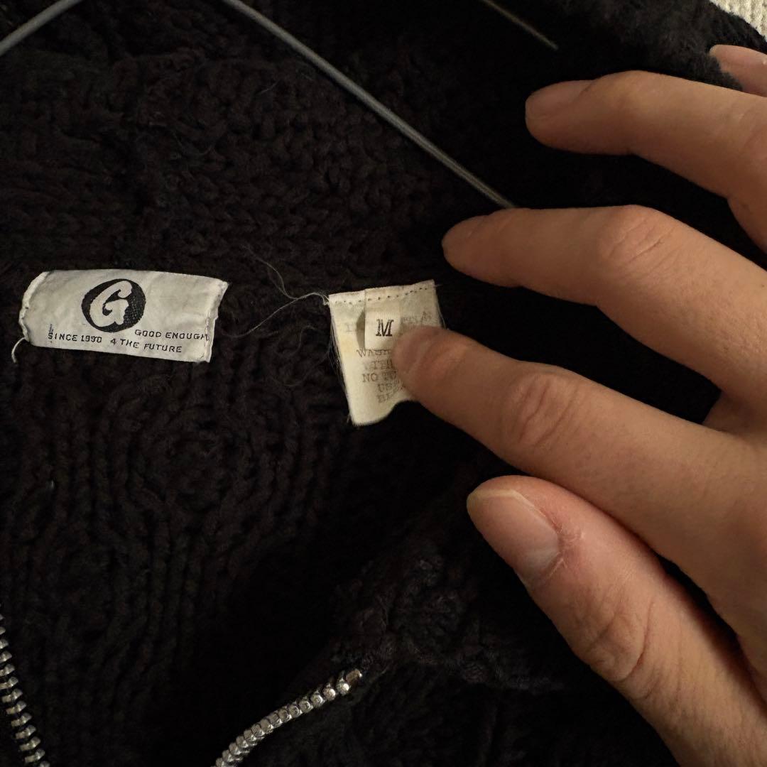 90s GOODENOUGH ニットパーカー